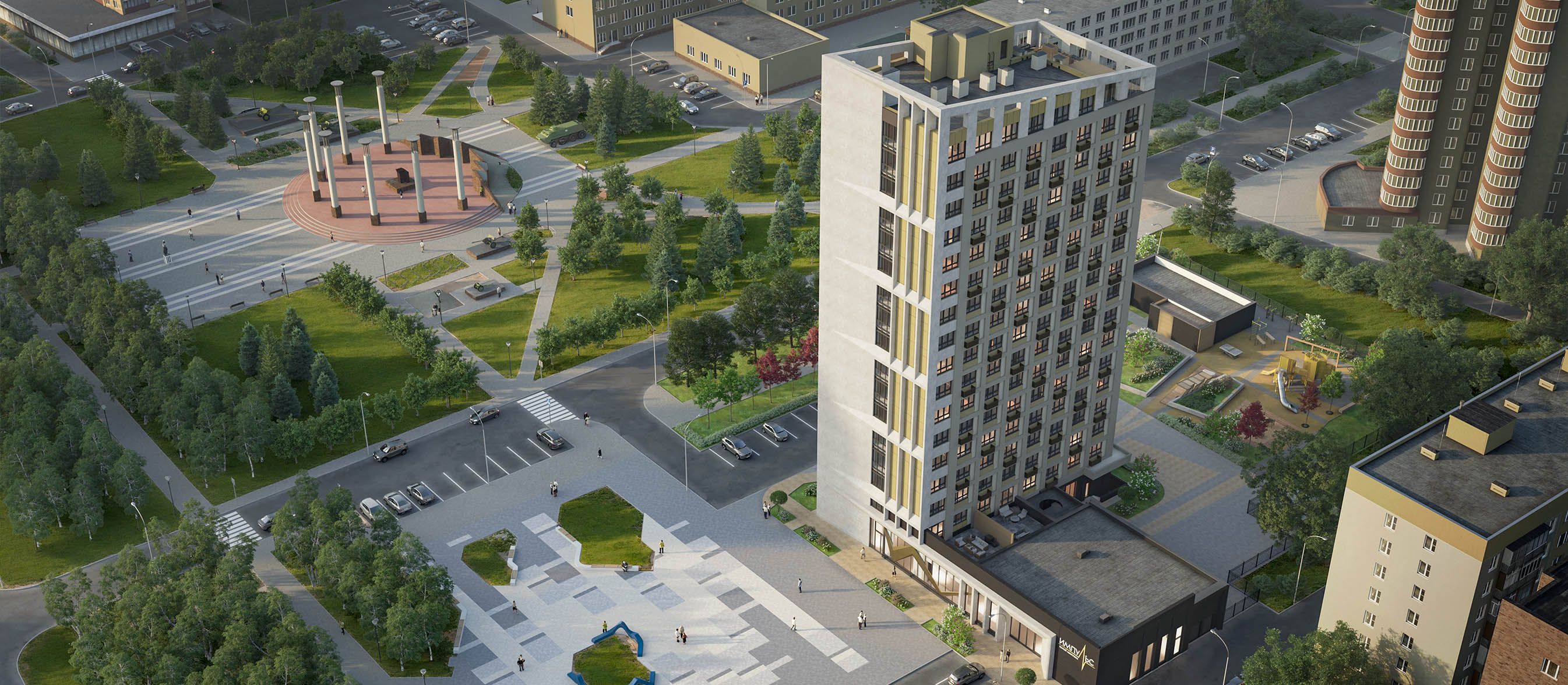 Панорама жилого комплекса «Импульс»