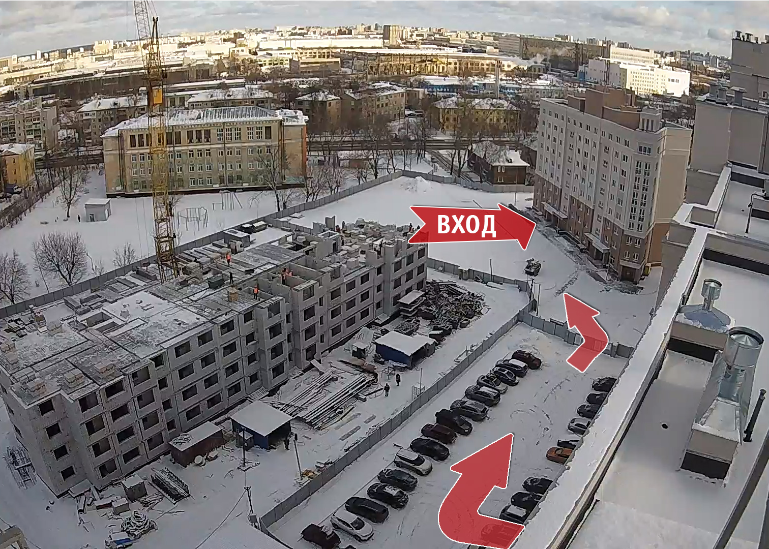График предварительного осмотра квартира дома 61 ЖК Москва Град 